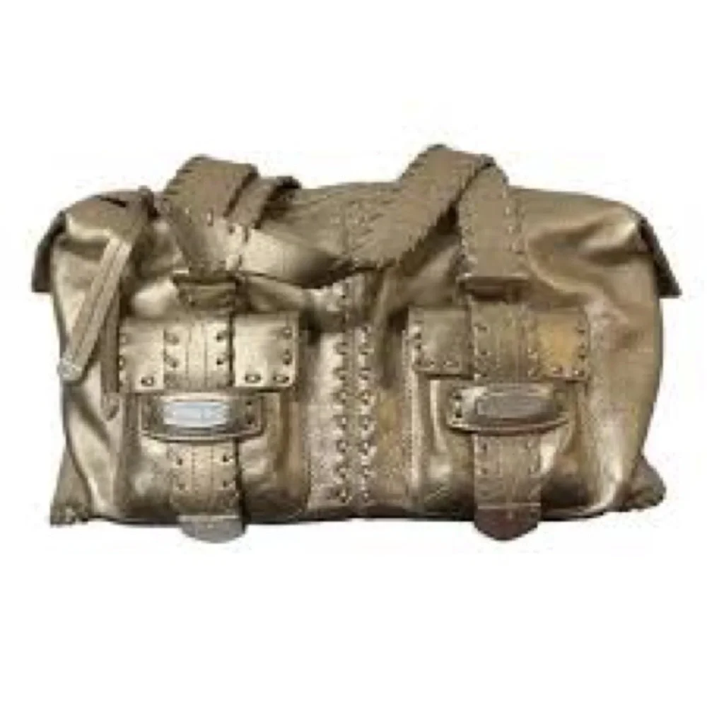 Michael Kors Palm Beach Astor Metallic Gold Hobo Bag